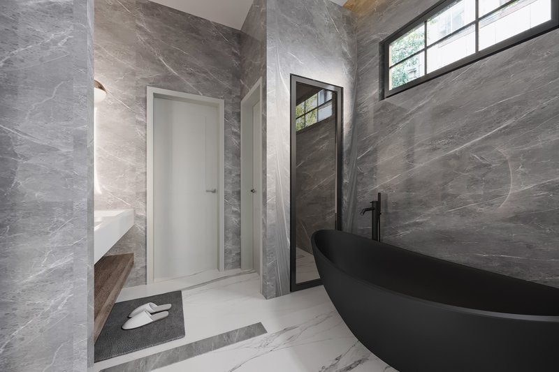 House Blueprint - Interior - Master Bathroom for Ranch House Plan #54-460 - 3 bed, 2.5 bath