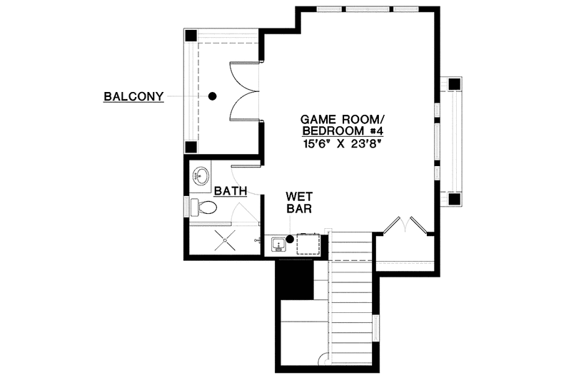 Home Plan - Floor Plan - Upper Floor for Country House Plan #1017-149 - 4 bed, 3.5 bath