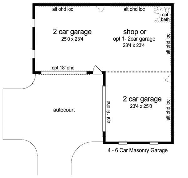 Home Plan - Traditional Floor Plan - Main Floor Plan #84-718