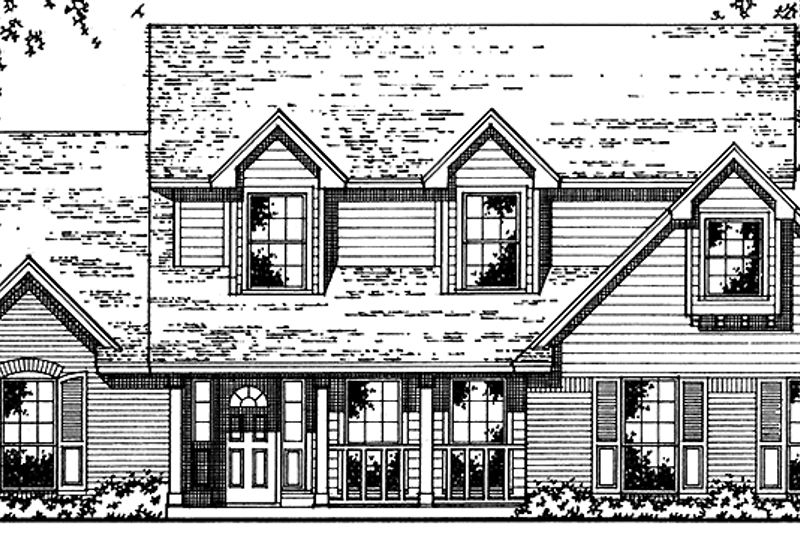 House Plan Design - Country Exterior - Front Elevation Plan #42-639