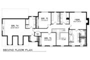 Colonial Style House Plan - 4 Beds 3.5 Baths 3404 Sq/Ft Plan #70-514 