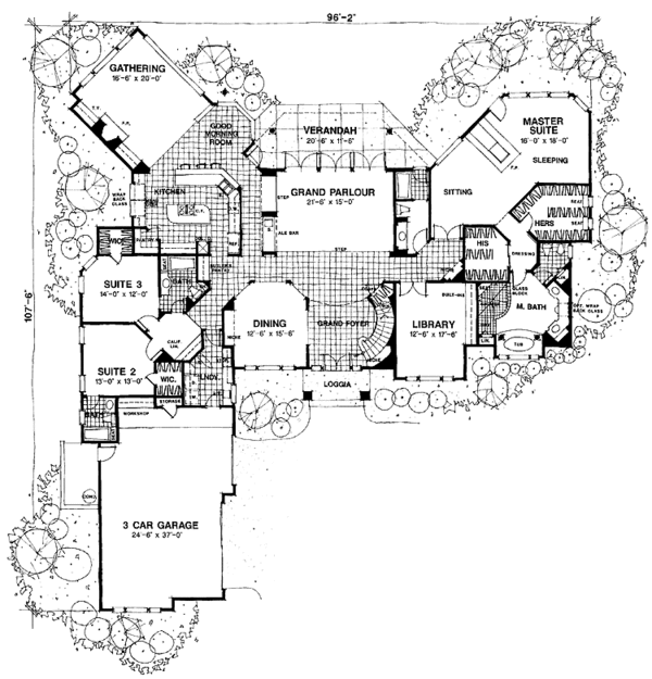 Home Plan - Country Floor Plan - Main Floor Plan #1007-35