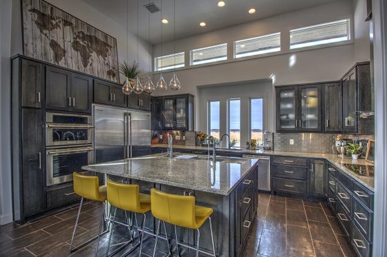 Interior - Kitchen 7 for Contemporary House Plan #935-5 - 4 bed, 4 bath