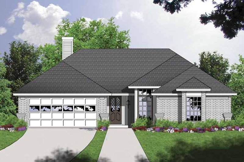 Home Plan - Traditional Exterior - Front Elevation Plan #40-494