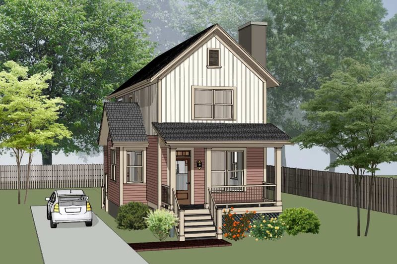 Dream House Plan - Country Exterior - Front Elevation Plan #79-203