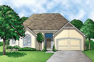 Traditional Exterior - Front Elevation Plan #67-316
