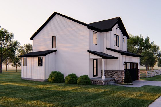 Exterior - Other Elevation for Farmhouse House Plan #455-265 - 3 bed, 2.5 bath