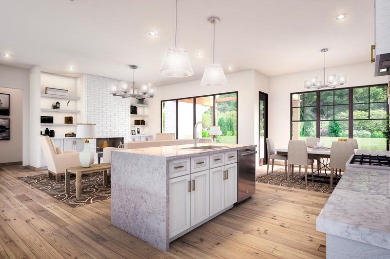 House Plan Design - Interior - Kitchen for Farmhouse House Plan #54-536 - 3 bed, 2.5 bath