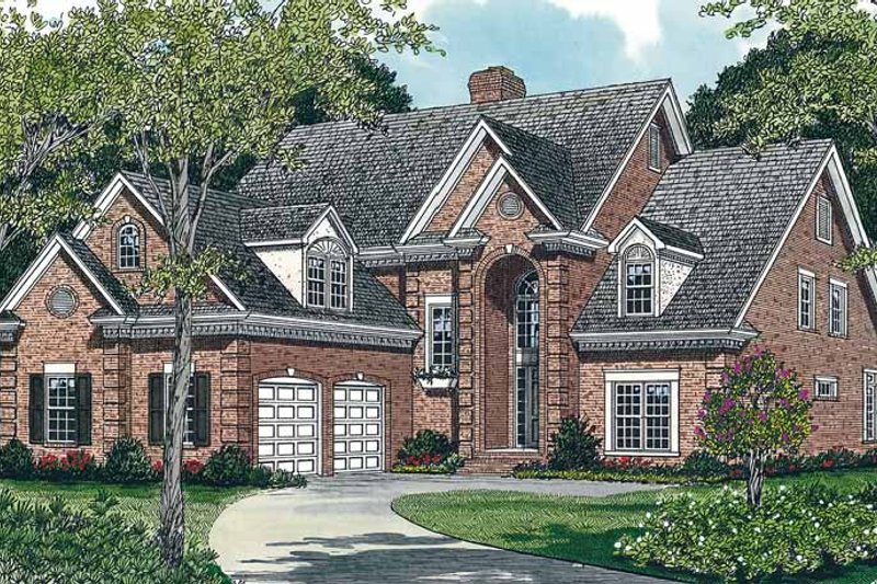 Dream House Plan - Traditional Exterior - Front Elevation Plan #453-120
