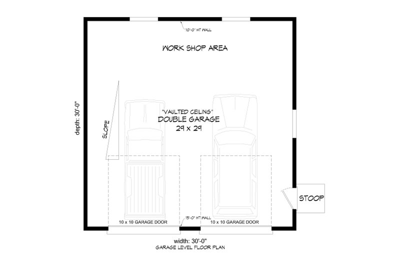 Home Plan - Floor Plan - Main Floor for Victorian House Plan #932-439, 0 bath