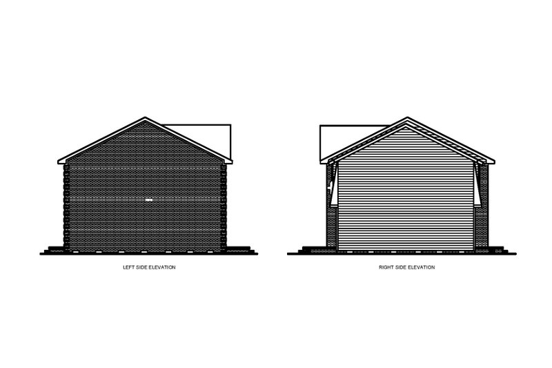 House Blueprint - Exterior - Front Elevation 7 for Modern House Plan #54-646 - 8 bed, 4 bath
