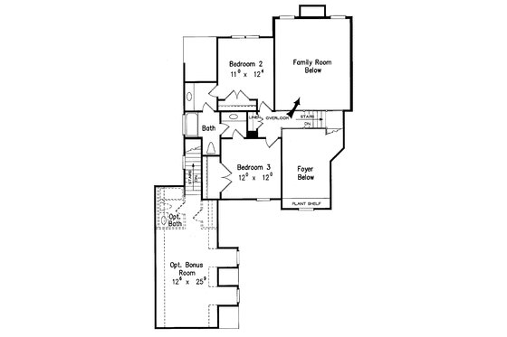 Floor Plan - Upper Floor for Traditional House Plan #927-101 - 3 bed, 2.5 bath