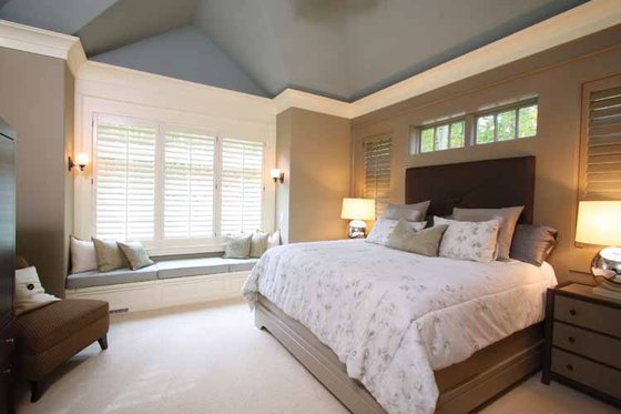 Interior - Master Bedroom for European House Plan #928-178 - 4 bed, 3.5 bath
