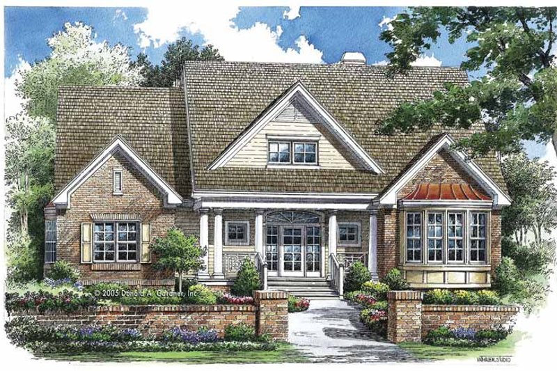 Architectural House Design - Traditional Exterior - Front Elevation Plan #929-769