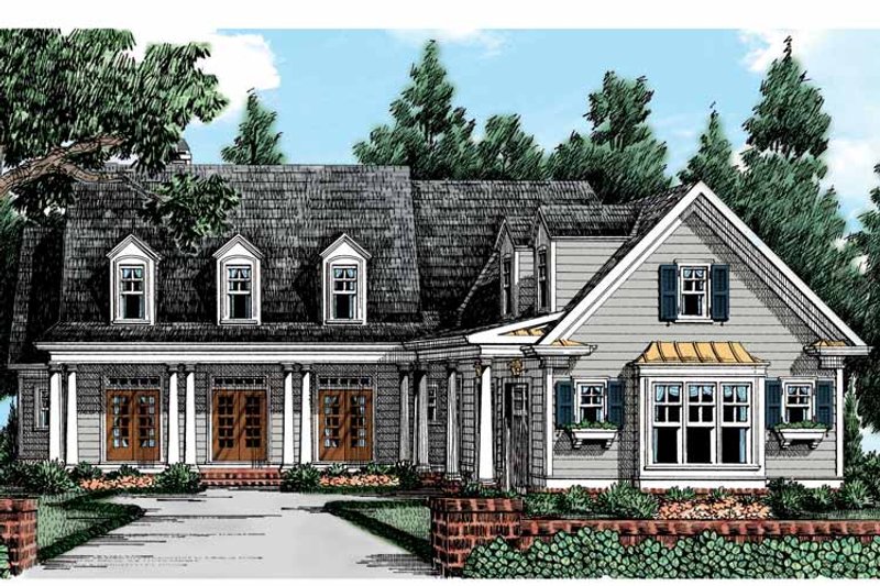Architectural House Design - Exterior - Front Elevation 5 for Country House Plan #927-402 - 3 bed, 2.5 bath
