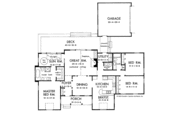 European Style House Plan - 3 Beds 2.5 Baths 2032 Sq/Ft Plan #929-108 