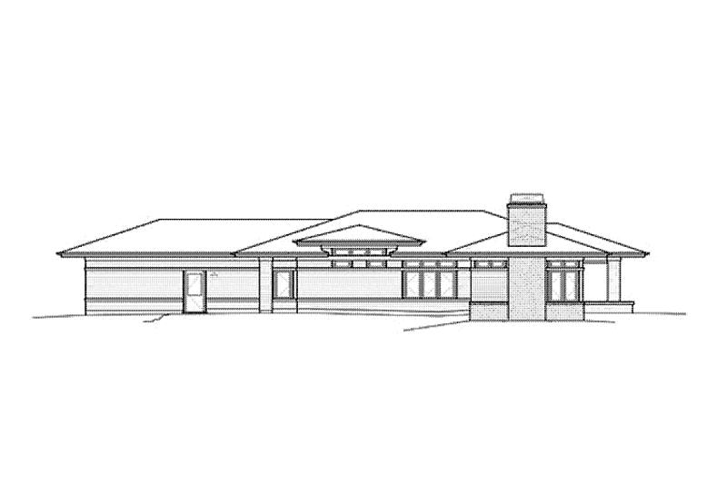 Dream House Plan - Exterior - Other Elevation for Prairie House Plan #895-70 - 3 bed, 2.5 bath