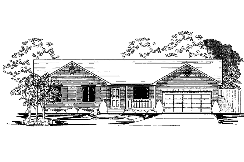 House Plan Design - Country Exterior - Front Elevation Plan #308-296