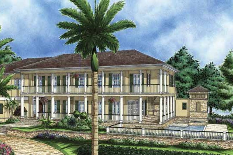 Architectural House Design - Southern Exterior - Front Elevation Plan #1017-60