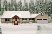 Ranch Style House Plan - 2 Beds 2 Baths 1217 Sq/Ft Plan #22-511 