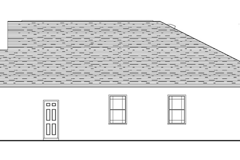 Dream House Plan - Exterior - Other Elevation for Craftsman House Plan #1058-72 - 3 bed, 2 bath