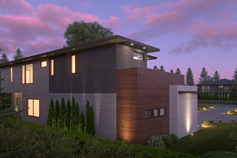 Architectural House Design - Exterior - Other Elevation 1 for Contemporary House Plan #1066-193 - 5 bed, 6.5 bath