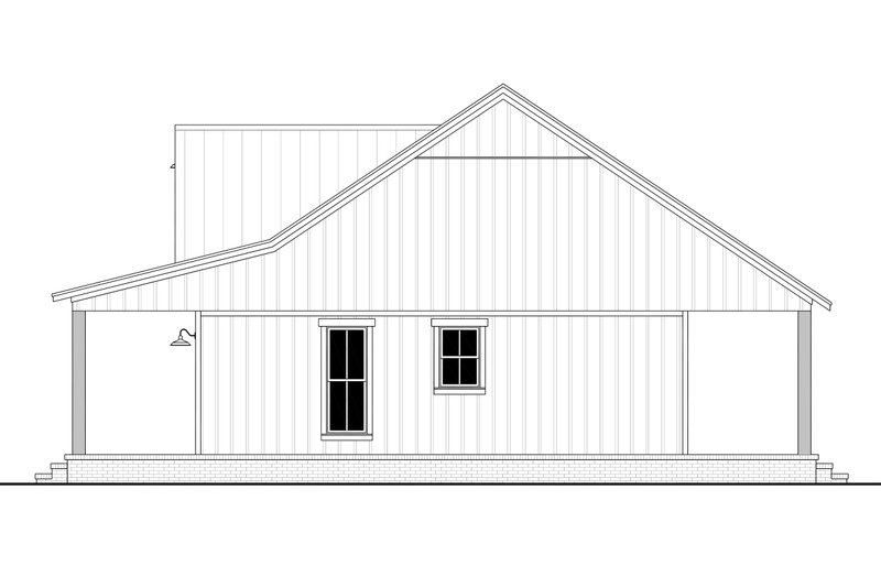 House Design - Exterior - Other Elevation 1 for Farmhouse House Plan #430-277 - 2 bed, 1 bath