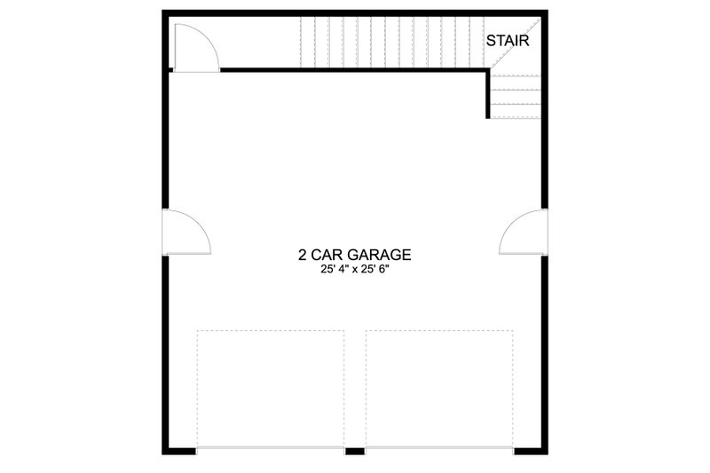 Architectural House Design - Floor Plan - Main Floor for European House Plan #1060-165, 0 bath