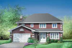Traditional Exterior - Front Elevation Plan #25-2086