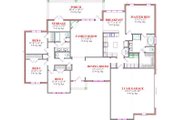 Traditional Style House Plan - 4 Beds 2.5 Baths 2275 Sq/Ft Plan #63-178 