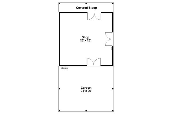 Home Plan - Cottage Floor Plan - Main Floor Plan #124-998