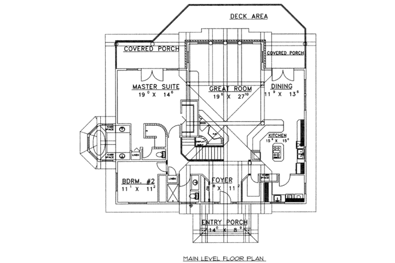 Home Plan - Floor Plan - Main Floor House Plan #117-467 - 4 bed, 3.5 bath
