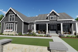Farmhouse Exterior - Front Elevation Plan #1069-17