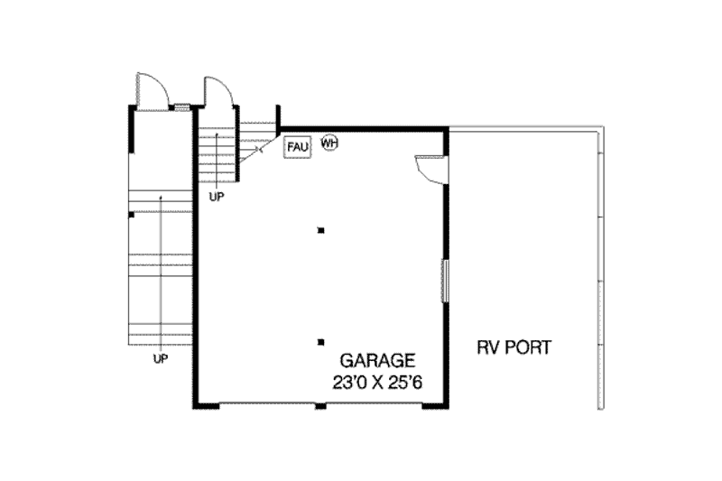 House Plan Design - Floor Plan - Other Floor for Bungalow House Plan #60-333 - 3 bed, 2 bath