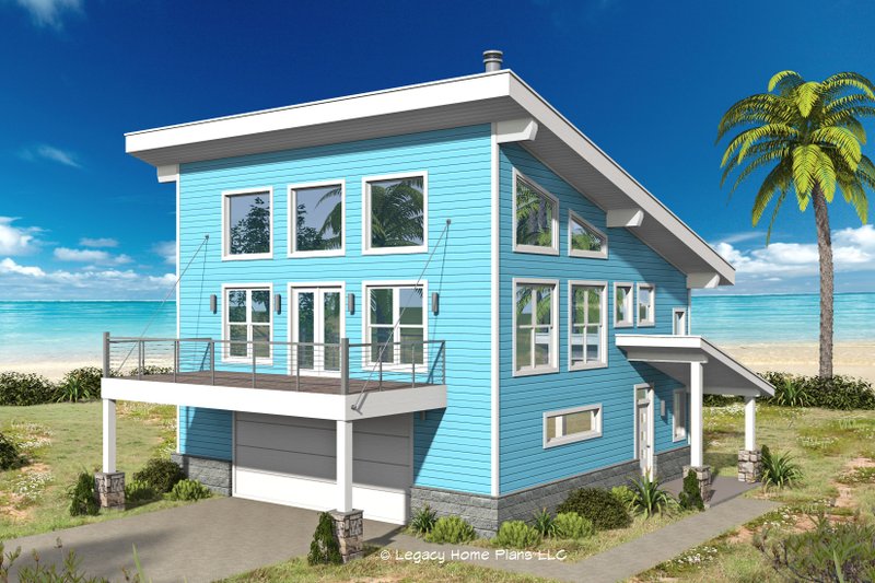 House Plan Design - Contemporary Exterior - Front Elevation Plan #932-67