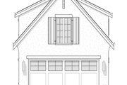 Farmhouse Style House Plan - 1 Beds 1 Baths 893 Sq/Ft Plan #1114-55 Exterior 