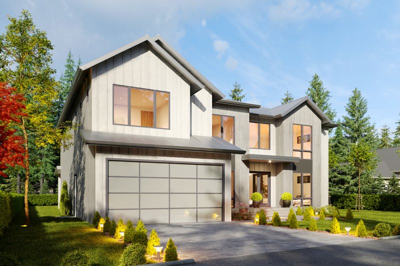 Dream House Plan - Exterior - Front Elevation 3 for Farmhouse House Plan #1066-226 - 5 bed, 4.5 bath