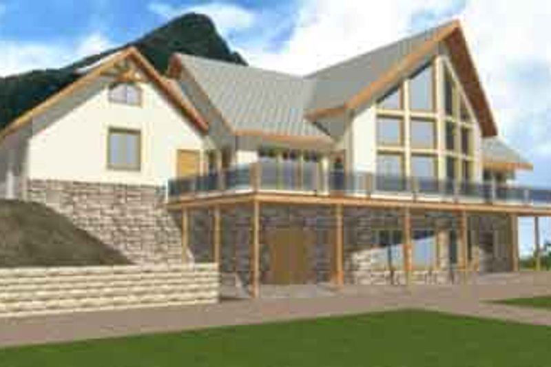 Architectural House Design - Modern Exterior - Front Elevation Plan #117-178