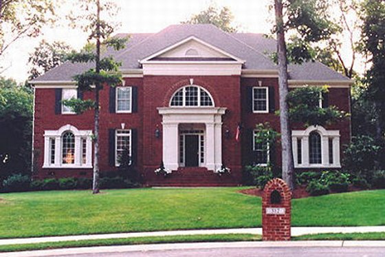 Exterior - Other Elevation 2 for Colonial House Plan #119-320 - 4 bed, 3.5 bath