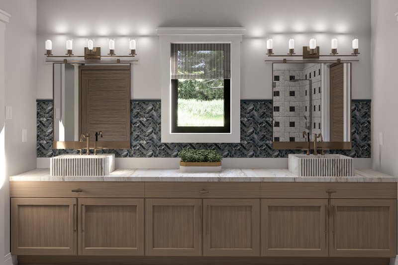 House Plan Design - Interior - Master Bathroom for Modern House Plan #455-397 - 3 bed, 2 bath