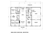 Barndominium Style House Plan - 4 Beds 3.5 Baths 2800 Sq/Ft Plan #1117-5 Floor 