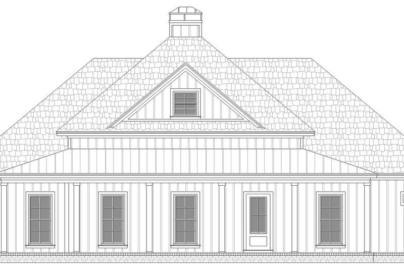 Home Plan - Exterior - Front Elevation 3 for Farmhouse House Plan #45-636 - 3 bed, 2.5 bath