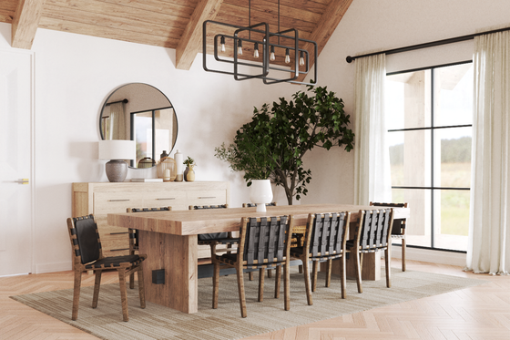 Interior - Dining Room for Farmhouse House Plan #119-458 - 3 bed, 2 bath