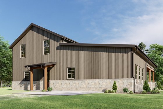 Exterior - Other Elevation 6 for Barndominium House Plan #1092-53 - 3 bed, 2.5 bath