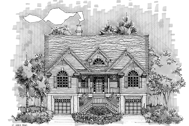 House Plan Design - Exterior - Front Elevation 3 for Country House Plan #929-529 - 3 bed, 3.5 bath