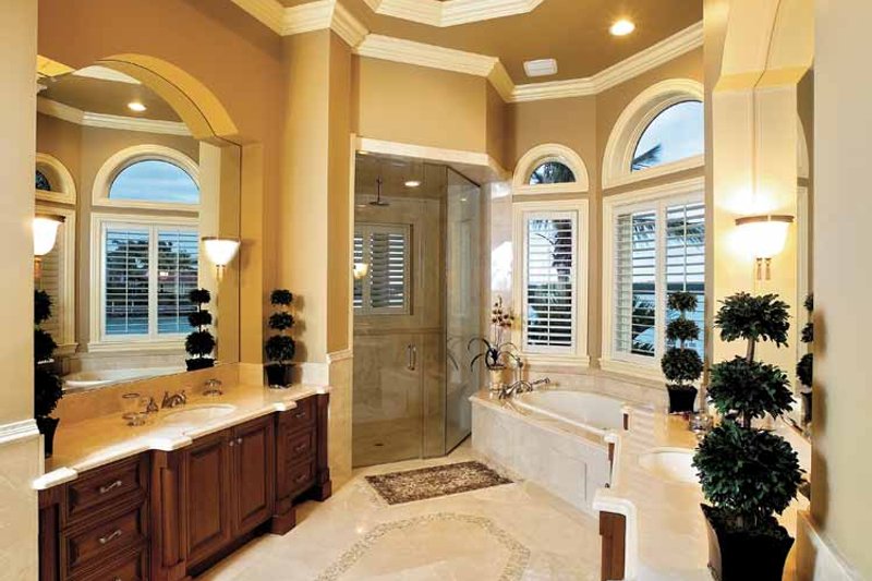 Home Plan - Interior - Bathroom for Mediterranean House Plan #1017-14 - 5 bed, 5.5 bath