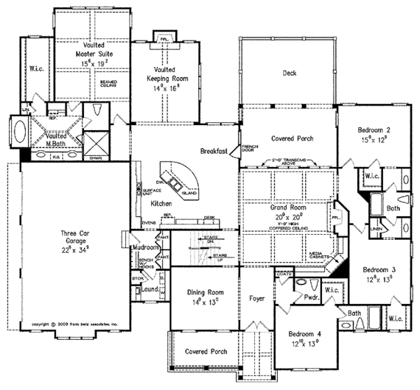 Architectural House Design - Country Floor Plan - Main Floor Plan #927-415