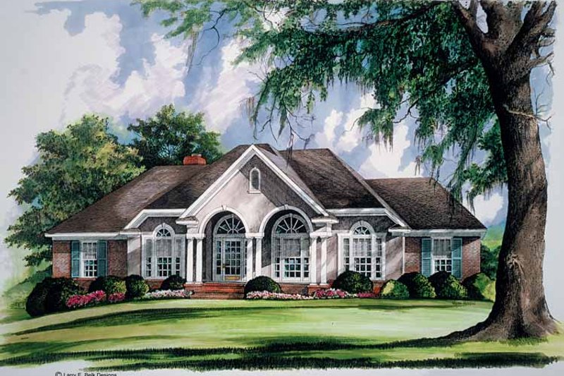 Dream House Plan - Adobe / Southwestern Exterior - Front Elevation Plan #952-237