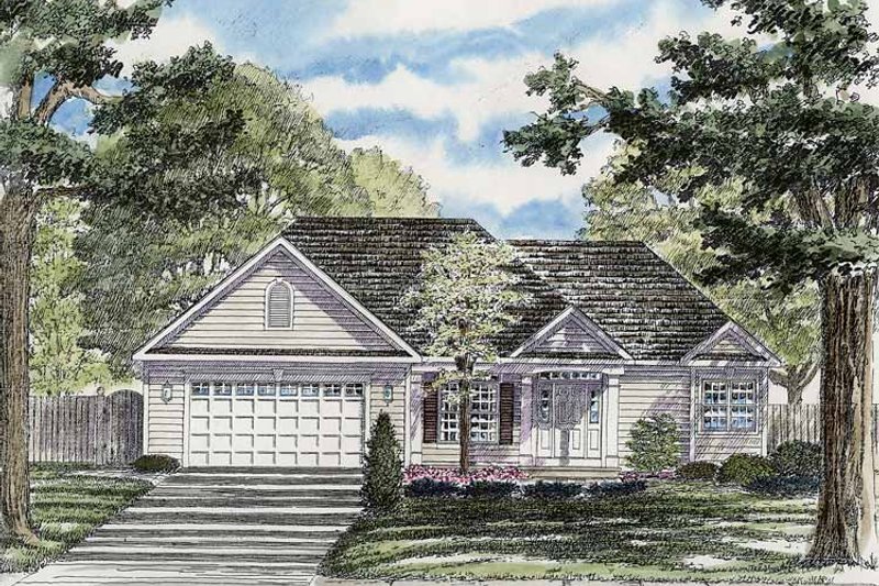 Dream House Plan - Ranch Exterior - Front Elevation Plan #316-243