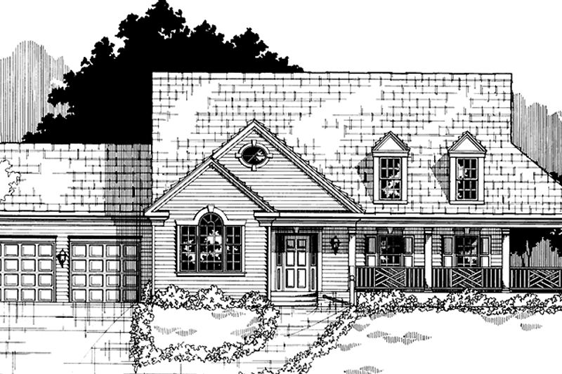 House Plan Design - Country Exterior - Front Elevation Plan #953-120